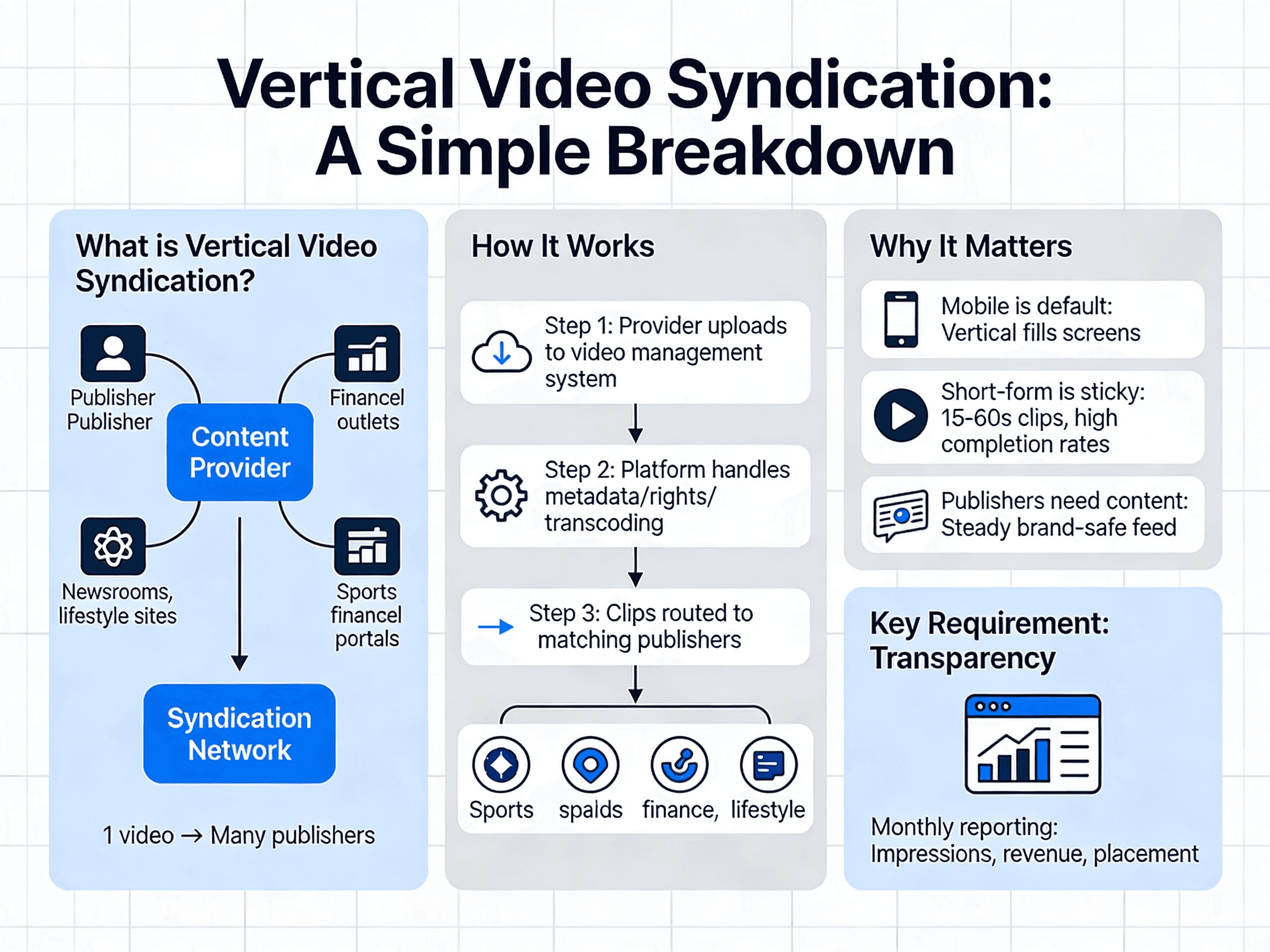 Vertical video player embedded in a mobile news article layout